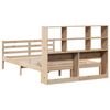 vidaXL Lit biblioth&egrave;que sans matelas 140x190 cm bois de pin massif