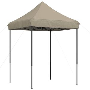 vidaXL Tente de f&ecirc;te 200 x 200 x 306 cm Taupe Tissu Oxford