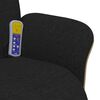 vidaXL Fauteuil de massage inclinable Noir 79 x 87 x 104,5 cm tissu