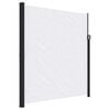vidaXL Auvent lat&eacute;ral r&eacute;tractable blanc 220x500 cm