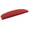 vidaXL Tapis d'escalier auto-adh&eacute;sifs 15 pc 80 x 24,5 x 3,5 cm Rouge