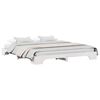 vidaXL Cadre de lit Blanc 200 x 200 cm Pin massif
