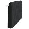 vidaXL Coussin de t&ecirc;te de lit noir 160 cm velours