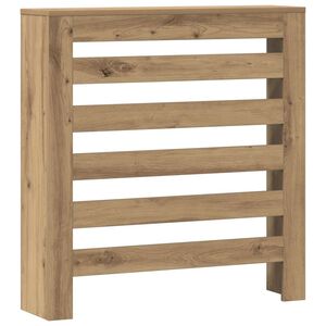 vidaXL Cache-Radiateur Ch&ecirc;ne 78 x 20 x 82 cm Bois d'ing&eacute;nierie