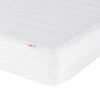 vidaXL Cadre de lit d'angle avec matelas Autre 2 pcs Noir Velours