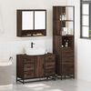 vidaXL Ensemble de meubles de salle de bain 3 pcs Chêne marron