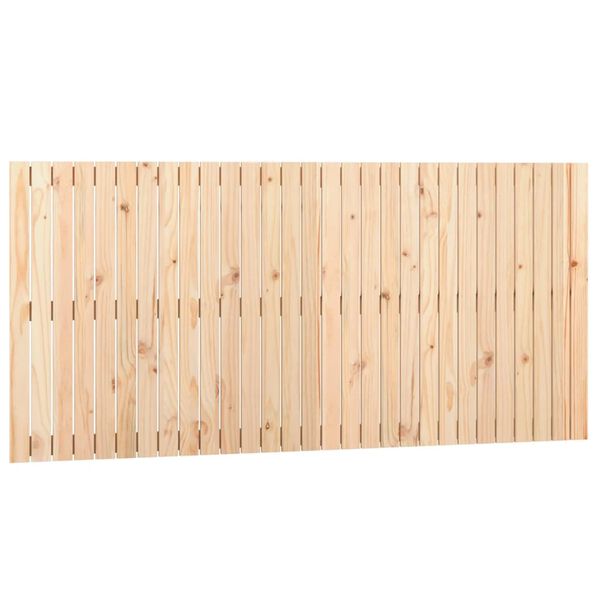 vidaXL T&ecirc;te de lit murale 185x3x90 cm Bois massif de pin