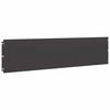 vidaXL Bordures de pelouse 10 pcs noir 25x103 cm acier lamin&eacute; &agrave; froid