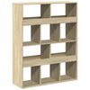 vidaXL Biblioth&egrave;que ch&ecirc;ne sonoma 100x33x125,5 cm bois d'ing&eacute;nierie