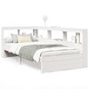 vidaXL Lit biblioth&egrave;que sans matelas blanc 75x190cm bois de pin massif