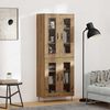 vidaXL Haut Armoire Ch&ecirc;ne artisanal 69,5 x 34 x 180 cm