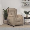 vidaXL Fauteuil de massage électrique Cappuccino Similicuir