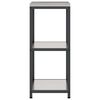 vidaXL Rangement de cuisine avec &eacute;tag&egrave;re Argent 60 x 50 x 92 cm Acier