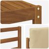 vidaXL Ensemble de canap&eacute;s d'ext&eacute;rieur 4 pcs Naturel et Beige