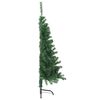 vidaXL Sapin de Noël artificiel pré-éclairé Vert 120 cm PVC