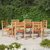 vidaXL Ensemble &agrave; manger de jardin 7 pcs Bois de teck solide
