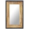 vidaXL Miroir 80x50 cm Bois de manguier massif