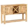 vidaXL Buffet 120x30x76 cm Bois de manguier brut