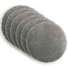 vidaXL Housse de coussin 6 pc HEERLEN Gris fonc&eacute; &Oslash; 60 cm