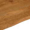 vidaXL Dessus de table &agrave; bord vivant 90x80x3,8 cm bois massif manguier