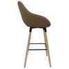 vidaXL Tabouret de bar Marron Tissu