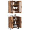 vidaXL Haut Armoire 2 pcs Bois ancien Bois d'ing&eacute;nierie