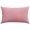 vidaXL Coussins de canap&eacute; 2 pcs Rose 50 x 30 cm