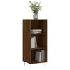 vidaXL Buffet ch&ecirc;ne marron 34,5x32,5x90 cm bois d'ing&eacute;nierie