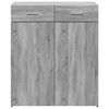 vidaXL Buffet sonoma gris 80x42,5x93 cm bois d'ing&eacute;nierie