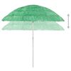 vidaXL Parasol de plage Hawaii vert 240 cm