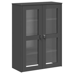 vidaXL Dessus pour buffet VIKEN gris anthracite bois d'ing&eacute;nierie