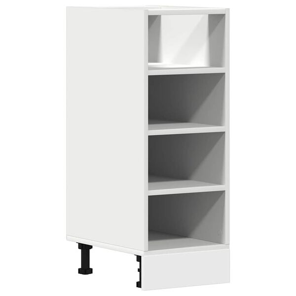 vidaXL Meuble bas "Riga" Blanc 30&nbsp;x&nbsp;44,5&nbsp;x&nbsp;81,5&nbsp;cm Bois d'ing&eacute;nierie