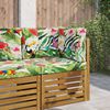 vidaXL Coussin de canap&eacute; d'ext&eacute;rieur 3 pcs color&eacute; Polyester