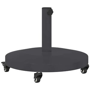 vidaXL Pied de parasol Gris fonc&eacute; 48 x 48 x 32 cm