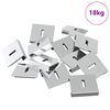 vidaXL Support de Miroir 340 Nickel 35 x 30 x 8,3 mm Acier