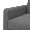 vidaXL Fauteuil gris clair acier et tissu