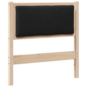 vidaXL T&ecirc;te de lit Marron Bois massif en pin