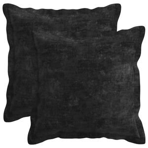 vidaXL Housse de coussin 6 pc HOUTEN Anthracite 35 x 35 cm