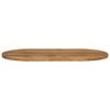 vidaXL Dessus de table 140x50x2,5 cm ovale bois massif de manguier