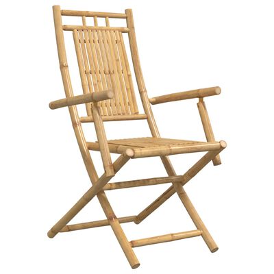 vidaXL Chaises pliables de jardin lot de 2 53x66x99 cm bambou