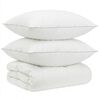 vidaXL Ensemble de couette 90 % en duvet d&rsquo;oie FULDA 3 pc 240 x 260 cm