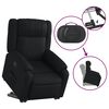vidaXL Fauteuil inclinable Noir Similicuir