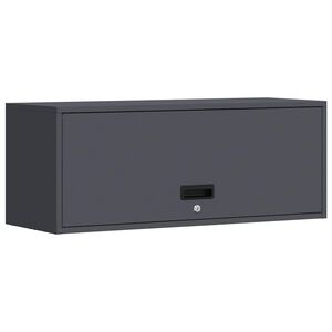 vidaXL Armoire murale pour garage Anthracite 90 x 33 x 35 cm
