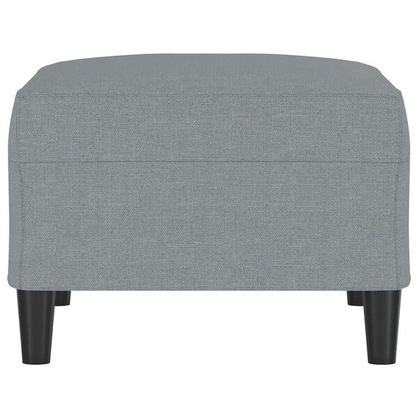 vidaXL Repose-pied Gris clair 70x55x41 cm Tissu