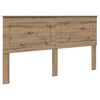 vidaXL T&ecirc;te de lit Ch&ecirc;ne Artisanal 100 cm Bois d&rsquo;ing&eacute;nierie
