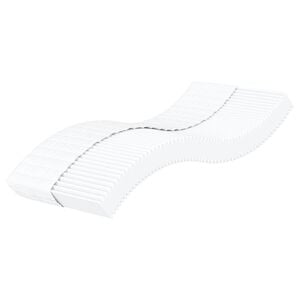 vidaXL Matelas en mousse blanc 90x190 cm duret&eacute; H2 H3
