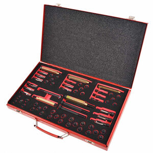 vidaXL Kit r&eacute;paration filetage bougie pr&eacute;chauffage 63pcs M8 M9 M10 M12