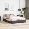 vidaXL Cadre de lit ottoman sans matelas marron 140x200 cm similicuir