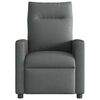vidaXL Fauteuil inclinable Gris foncé 69 x 86 x 100 cm tissu