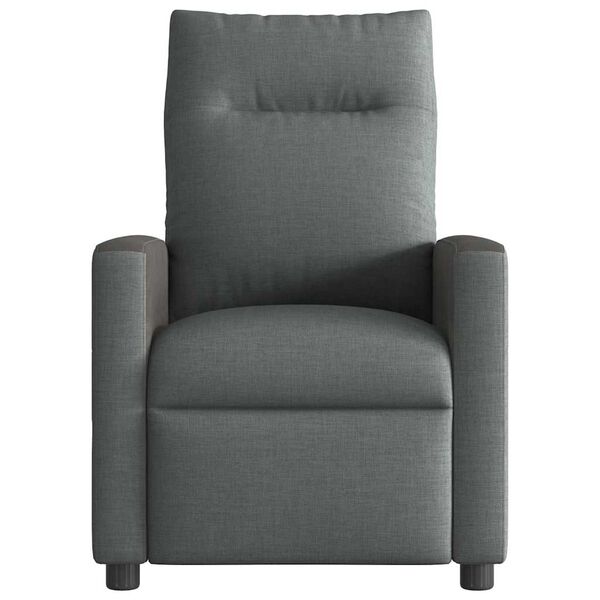 vidaXL Fauteuil inclinable Gris foncé 69 x 86 x 100 cm tissu